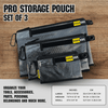 Pro Storage Pouches: 3 Sizes