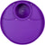 Purple RoboCup Plate with five small drain holes