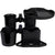 Black plastic clamp cup holders marine