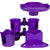 Purple EZ-Spring pole drink holder