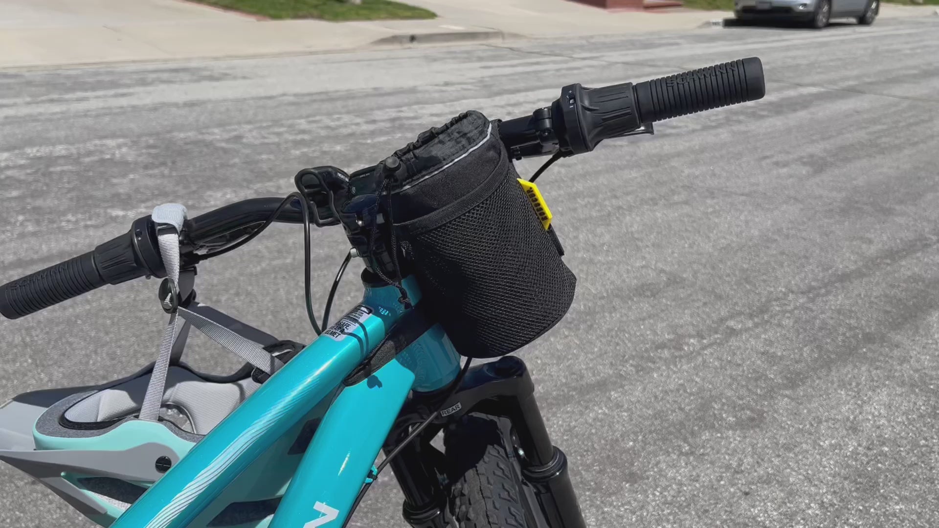 Bicycle & Scooter Drink Holder for conveniently holding phone, keys, wallet and more