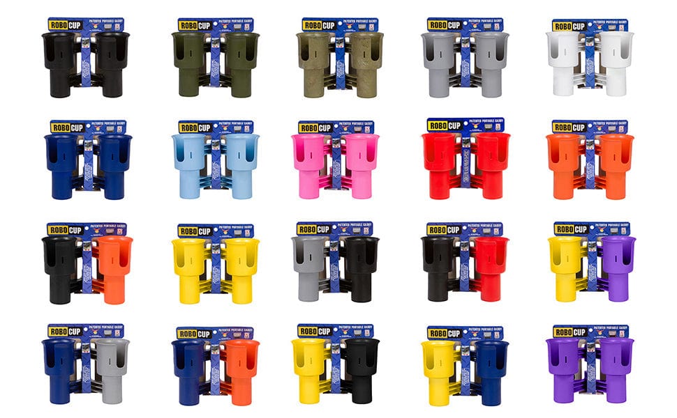 Multiple Colour robo cups for boat