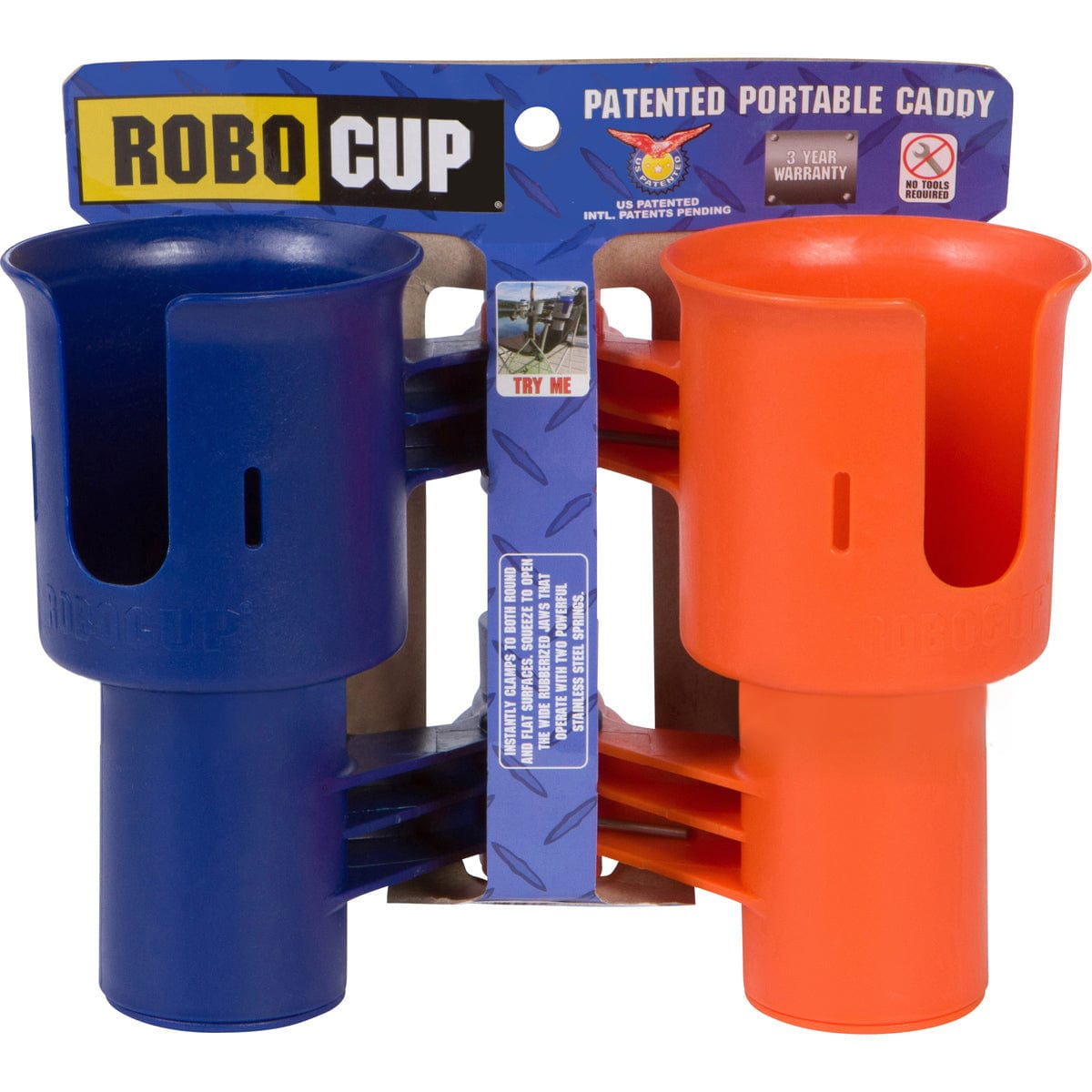 Navy and Orange marine cup holder