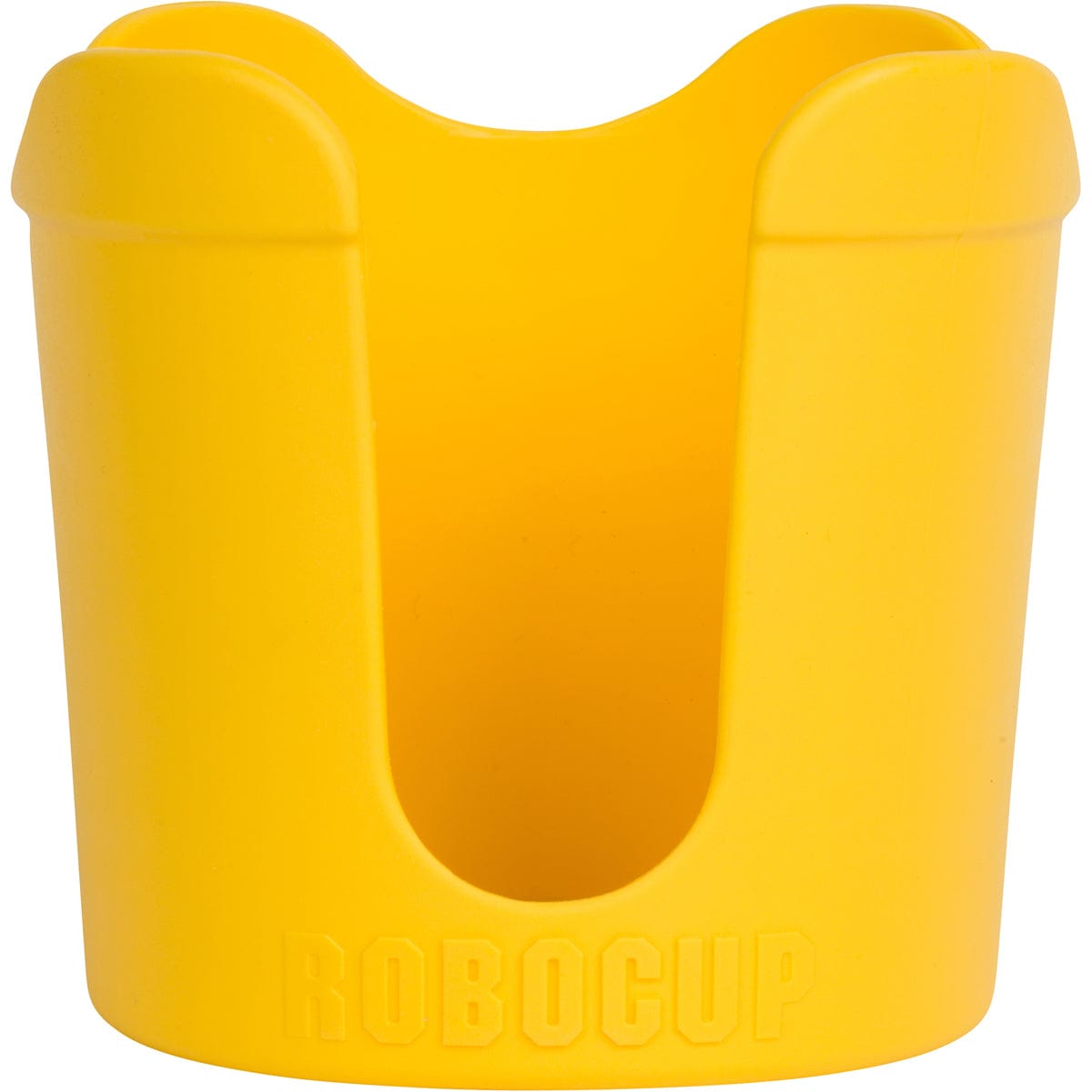 Yellow robocup plus cup holder