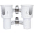 Boat cup holder rail mount white