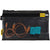 Seam Zippered Storage Pouch with Secure Metal Clip